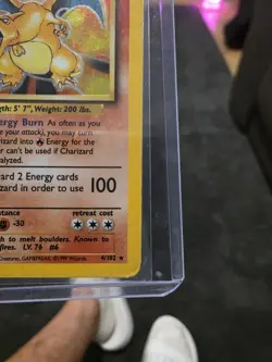 Pokemon TCG Charizard Base Set 4/102 Holo Unlimited Holo Rare - Image 5