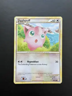 Pokemon TCG Jigglypuff Heartgold Soulsilver 68/123 MP - Image 1