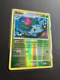 Pokemon TCG Ivysaur Supreme Victors 62/147 Reverse Holo Card LP - Image 2