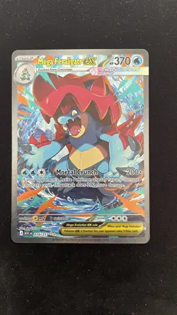 Pokemon Mega Feraligatr ex 274/217 SIR Ascended Heroes NM English Holo - Image 1