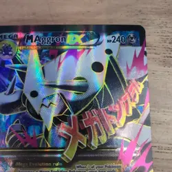 M Aggron EX 154 Full Art 154/160 XY Primal Clash Holo Pokemon Card - Beautiful! - Image 4