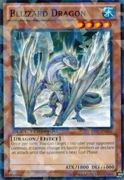 *** BLIZZARD DRAGON *** DT07-EN010 RARE DUEL TERMINAL (LP) YUGIOH! - Image 1