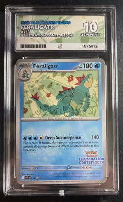 Pokemon TCG Feraligatr Illustration Contest 2024 ACE 10 SVP 213 - Image 1