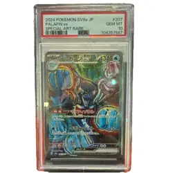 Pokemon Palafin ex 207/187 SV8a Terastal Fest SAR Full Art Holo JP PSA 10 - Image 1