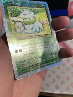 Pokemon Bulbasaur Reverse Holo 68/110 Legendary Collection Heavily Played - Image 4
