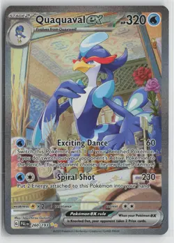 Quaquaval ex 260/193 Special Illustration Rare Paldea Evolved Pokemon NM - Image 1