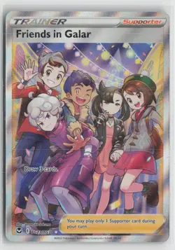 Friends in Galar TG23/TG30 Ultra Rare Silver Tempest Trainer Gallery Pokemon NM - Image 1