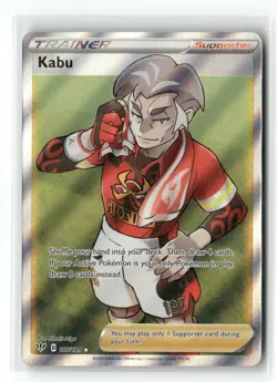 Kabu 186/189 Ultra Rare Darkness Ablaze Pokemon Holo Near Mint - Image 1