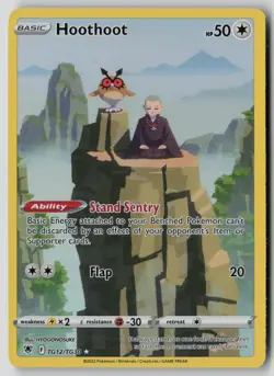 Hoothoot TG12/TG30 Holo Astral Radiance Trainer Gallery Pokemon NM - Image 1