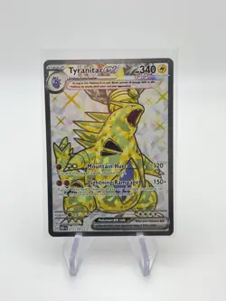 2023 Pokemon SV Obsidian Flames Tyranitar ex Ultra Rare #211/197 - Image 1