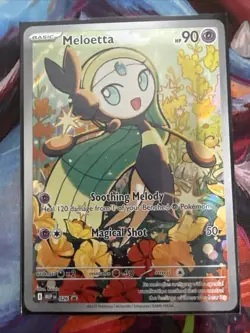 The Pokemon Company Meloetta 026 Illustration Rare Full Art Holo Basic 90HP - Image 1