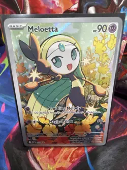 The Pokemon Company Meloetta 026 Illustration Rare Full Art Holo Basic 90HP - Image 2