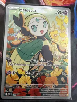 The Pokemon Company Meloetta 026 Illustration Rare Full Art Holo Basic 90HP - Image 3