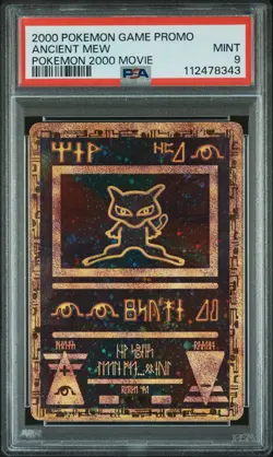2000 POKEMON GAME MOVIE POKEMON 2000 MOVIE ANCIENT MEW PSA 9 - Image 1
