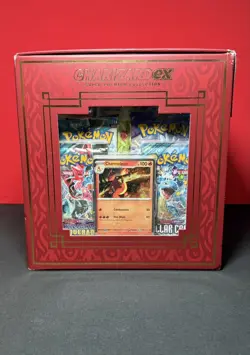 Pokemon TCG Charizard ex Super Premium Collection New Sealed - 10 Packs 1 Figure - Image 3