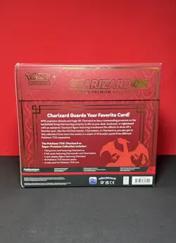 Pokemon TCG Charizard ex Super Premium Collection New Sealed - 10 Packs 1 Figure - Image 4