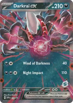 Lightly Played, English Pokemon Holo Darkrai ex (Darkrai) - 110 - Holo Rare Batt - Image 1