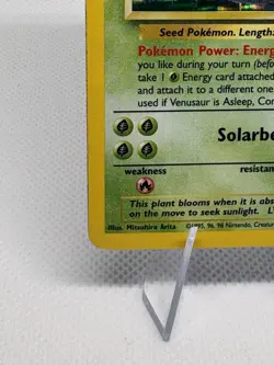 Pokemon TCG Venusaur 15/102 Base Set Holo Rare Stage 2 100 HP 1999 - Image 5