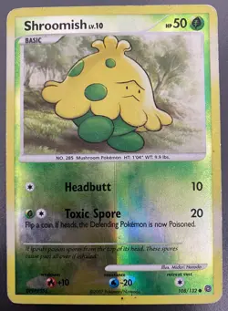 Shroomish 108/132 Reverse Holo Secret Wonders | MP | Pokemon Trading Card TCG - Image 1