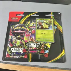 Pokemon TCG: Mega Evolution Perfect Order 3-Pack Triple Blister - New Sealed - Image 1