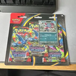 Pokemon TCG: Phantasmal Flames Triple Blister Pack (Weavile) - New & Sealed - Image 1