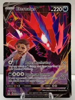 Pokemon Eternatus V TG21/TG30 Lost Origin Sword & Shield Trainer Gallery - Image 2