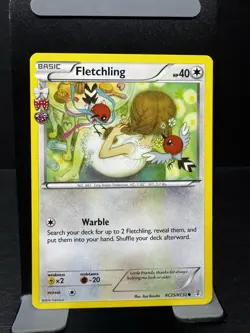 Pokemon Fletchling RC25/RC32 Generations: Radiant Collection Regular Common LP - Image 1