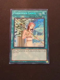 Yu-Gi-Oh! TCG Forbidden Lance RA02-EN058 Secret Rare NM/M 1st Ed. - Image 1