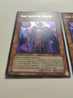 2x Dark Eradicator Warlock SD6-EN001 Ultra Rare 1st Edition LP - Image 2