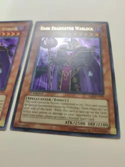 2x Dark Eradicator Warlock SD6-EN001 Ultra Rare 1st Edition LP - Image 3