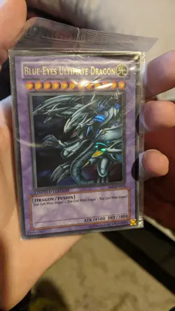 Yugioh Blue-Eyes Ultimate Dragon JMP-EN005 Limited Edition Ultra Rare SEALED - Image 1