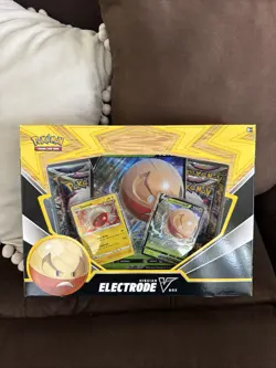 Pokemon TCG Hisuian Electrode V Card Box - 42 Cards 820650851216 - Image 1