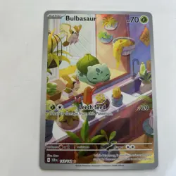 Pokemon TCG Bulbasaur Stellar Crown Illustration Card 143/142 Near Mint - Image 1