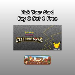 Pokemon TCG Celebrations Pick Your Card | 25th Anniversary Singles Collection - Image 1
