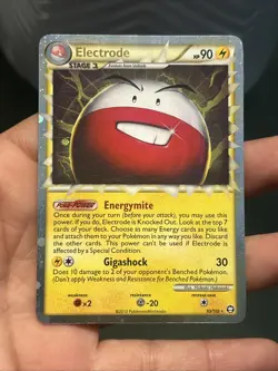 Pokemon TCG Electrode Prime 2010 Heartgold Soulsilver Triumphant 93/102- NM/ LP+ - Image 1