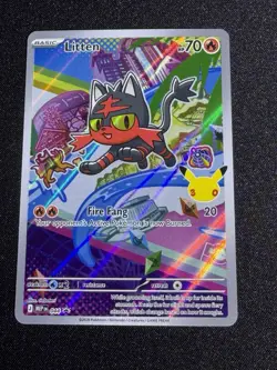 Pokemon First Partner Illustration Collection Promo Alola Gen 3 Starter Set - Image 5