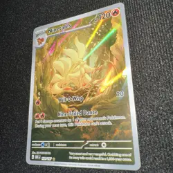 Ninetales 199/197 SV03: Obsidian Flames Holo Pokemon TCG NM Full Art - Image 3
