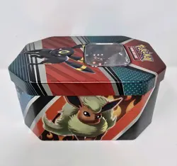 POKEMON TCG OPEN Umbreon Heroes Collectors Tin with dice and damage counters 820650851322 - Image 3