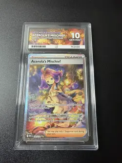 Perfect Subs Pokemon TCG Mega Evolution Acerola's Mischief 183/132 ACE 10 - Image 1