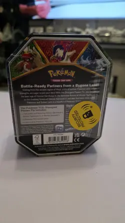 Pokemon TCG Samurott V factory sealed tin (4x booster packs) - Image 5