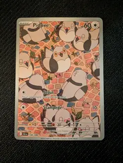 Pokemon Pidove 148/086 SV: Black Bolt Illustration Rare Full Art Holo English - Image 1