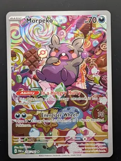 Pokemon Morpeko 206/182 SV04: Paradox Rift Illustration Rare Holo - Image 1