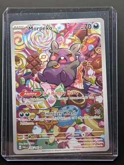 Pokemon Morpeko 206/182 SV04: Paradox Rift Illustration Rare Holo - Image 3
