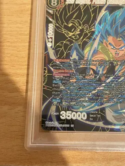 Dragon Ball Super Card DBS BT6-014 SSB Gogeta, Fusion Onslaught SPR PSA 10 - Image 4