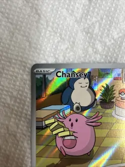 2024 Pokemon Twilight Masquerade Chansey Illus Rare 187/167 Free Shipping - Image 2
