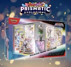 Pokemon Prismatic Evolutions Figure Collection Box Presale - Image 1