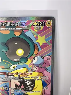 Pokemon Iono's Bellibolt EX 279/217 Ascended Heroes SIR - Image 3