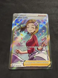 Aroma Lady 199/203 Ultra Rare Evolving Skies Pokemon NM/M - Image 4