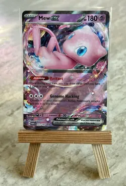Pokemon TCG Mew Ex 151/165 (English) + Mew Ex 76/190 (Japanese) Sv: 151 Holo Set - Image 3