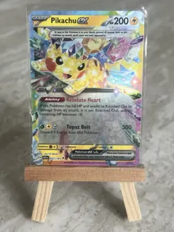 Pokemon TCG Pikachu ex 057/191 Sv08: Surging Sparks Holo (English) - NM - Image 1